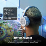Corsair VIRTUOSO PRO Auriculares con Cable para Juegos Multiplataforma de Espalda Abierta - Micrófono Desmontable - Controladores Grafeno - PC, Mac, PS5, PS4, Xbox, Nintendo Switch, Móvil - Blanco
