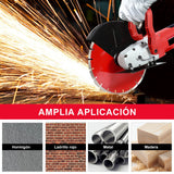 HYCHIKA 3200W Sierra Eléctrica para Hormigón, 305mm Cortador de Sierra Circular con Motor de 4300RPM, Rozadora Pared Incluye Línea de Agua y Bomba, para Piedra Ladrillo Madera