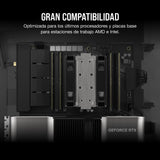 CORSAIR WS DDR5 ECC RDIMM 128GB (8x16GB) 5600MHz CL40 Intel XMP 3.0 Memoria para Estaciones de Trabajo - Negro (CMA128GX5M8B5600C40)