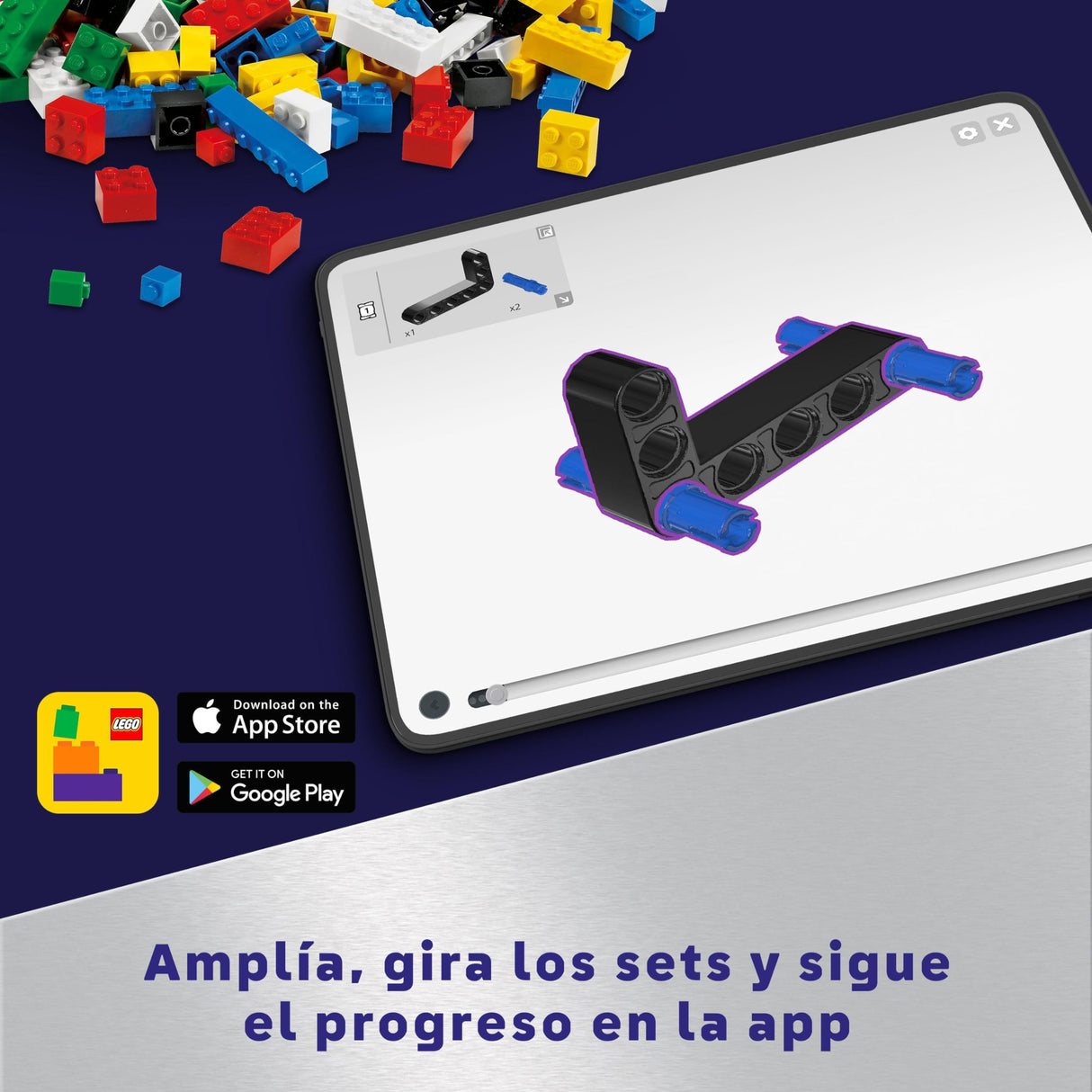 LEGO Technic Róver Explorador del Equipo de Marte Juguete de Construcción Espacial con Planeta y Vehículo, Regalo para Niños y Niñas de 11 Años o Más, Juego del Espacio Inspirado en la NASA 42180