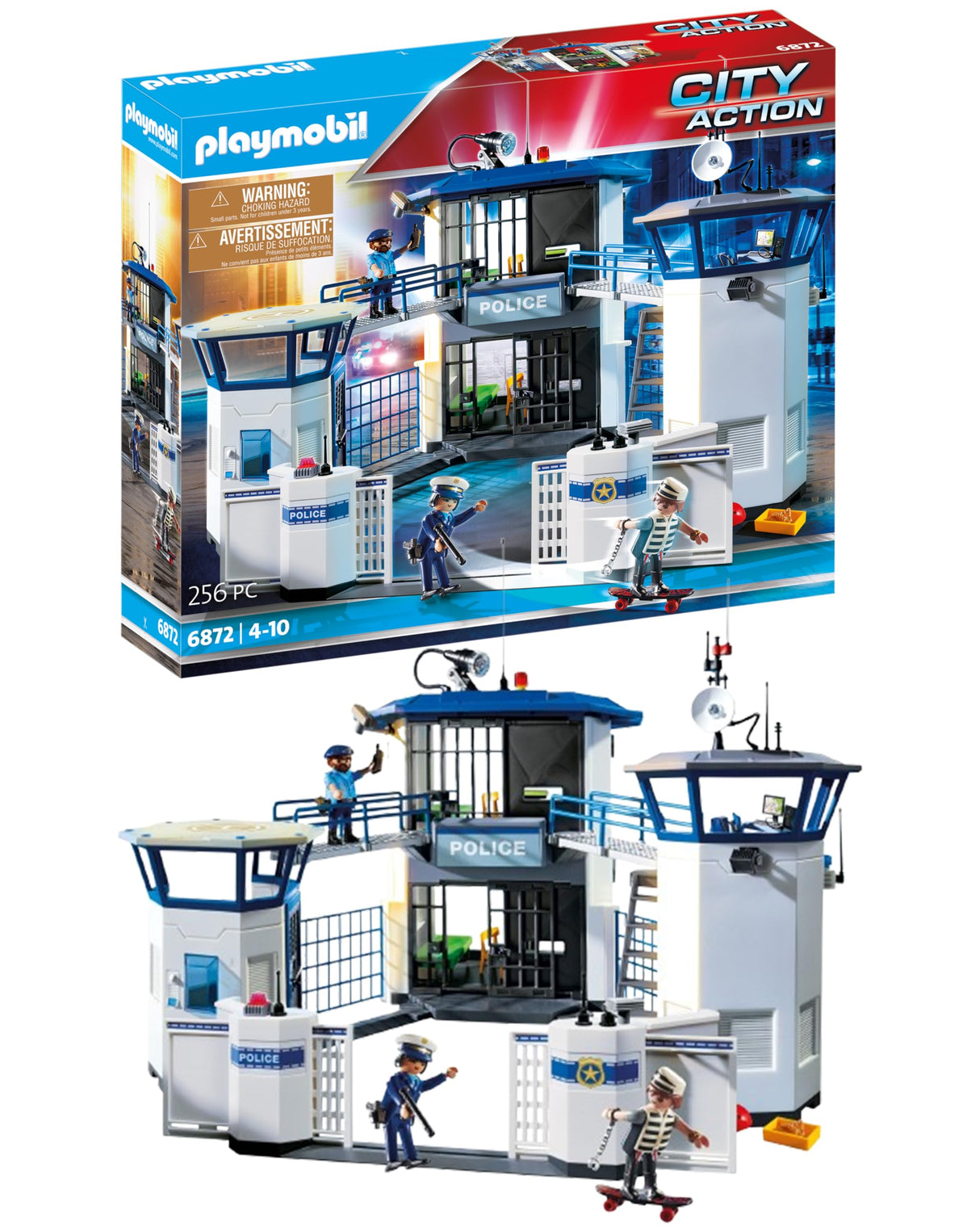 PLAYMOBIL 6872 – Policía de Central de Comando con prisión