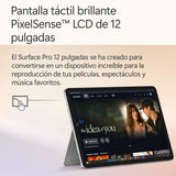 Microsoft Surface Pro | Copilot+ PC | Pantalla táctil LCD 12” | Snapdragon X Plus | 16GB RAM | Almacenamiento de 256GB | Último Modelo | Platino
