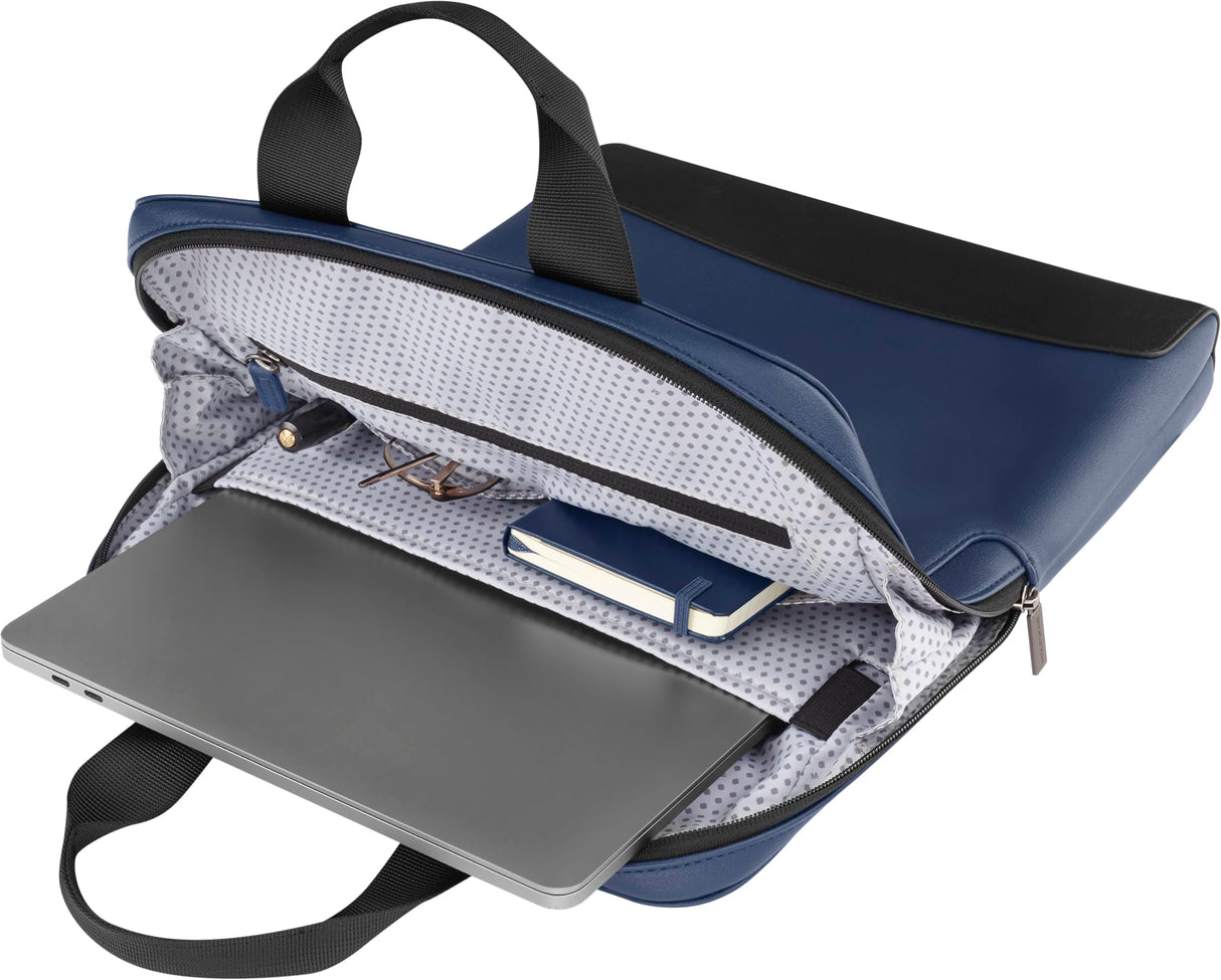 Moleskine Bolsa Vertical para Dispositivos, Colección Classic, Mochila Compatible ConTablet, iPad, Laptop hasta 15 Pulgadas, Dimensiones 29 x 39 x 6 cm, Color Azul Zafiro