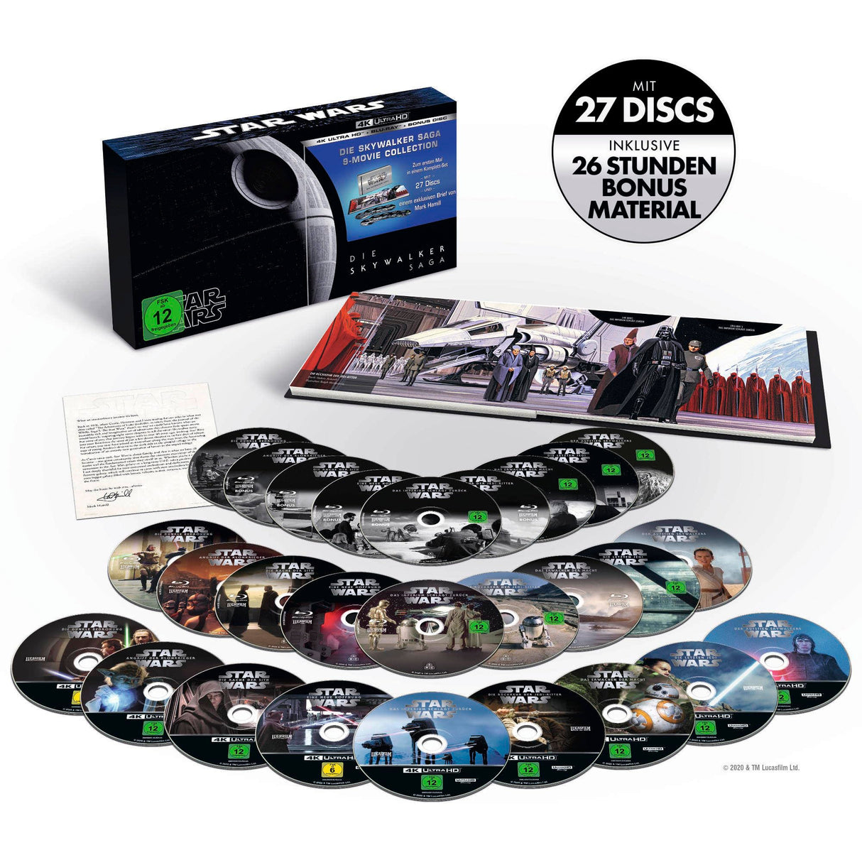 Star Wars 1 - 9 - Die Skywalker Saga 4K Ultra-HD [Blu-ray]