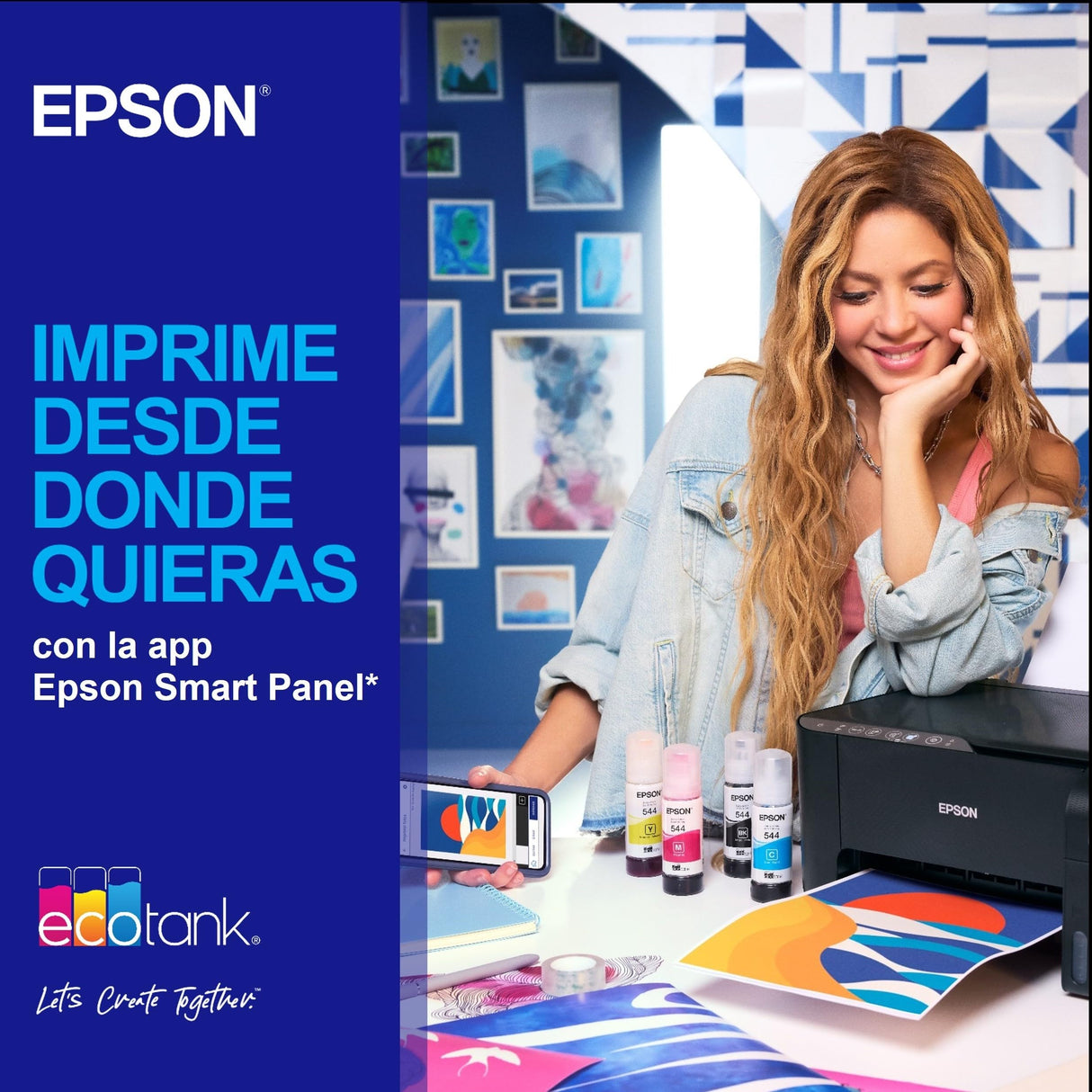 Impresora multifunción EcoTank ET-5800 A4 con depósito de tinta, conexión Wi-Fi y fax