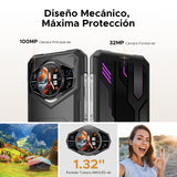 DOOGEE S200 X 5G - Teléfono móvil para Exteriores Android 16 con Auriculares, 48 GB + 512 GB (2 TB) para Exteriores, 10100 mAh, 6,72 Pulgadas FHD+ 120 Hz, 100 MP + 1,32 Pulgadas AMOLED Pantalla