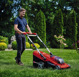 Einhell Cortacésped a batería GE-CM 36/41 Li-Solo Power X-Change (36 V, 41 cm ancho de corte, hasta 500 m², Brushless, 50L bolsa recolectora, 25-75 mm altura de corte, sin batería)