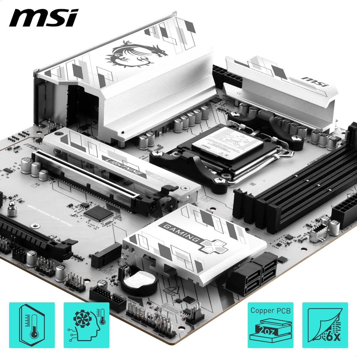 MSI B850 Gaming Plus WiFi6E DDR5 AM5 7E80-001