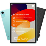 Xiaomi Tablet Pad SE 4 - Pantalla 11" FHD, 128GB, 4GB RAM, Wi-FI, Batería de Larga duración 8000mAh + Funda Protectora incluida, Color Verde