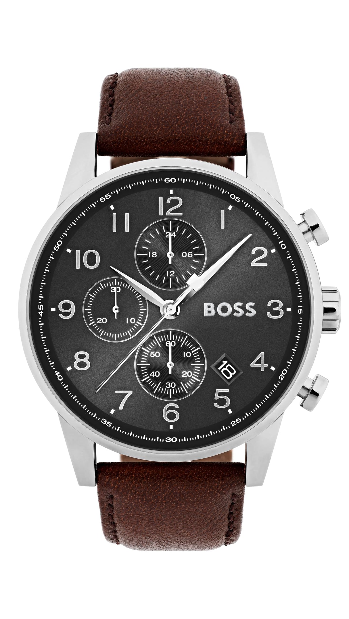 BOSS Reloj Cronógrafo de Cuarzo para hombre Colleción Navigator con correa de malla de acero inoxidable o de piel