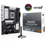 ASUS B650E MAX Gaming WiFi - Placa Base AMD B650 ATX, DDR5, PCIe 5.0, Tres Ranuras M.2, Wi-Fi 6E, Realtek 2.5Gb Ethernet, DisplayPort, HDMI, USB 10 Gbps Tipo-A y Tipo-C, BIOS Flashback, Aura Sync