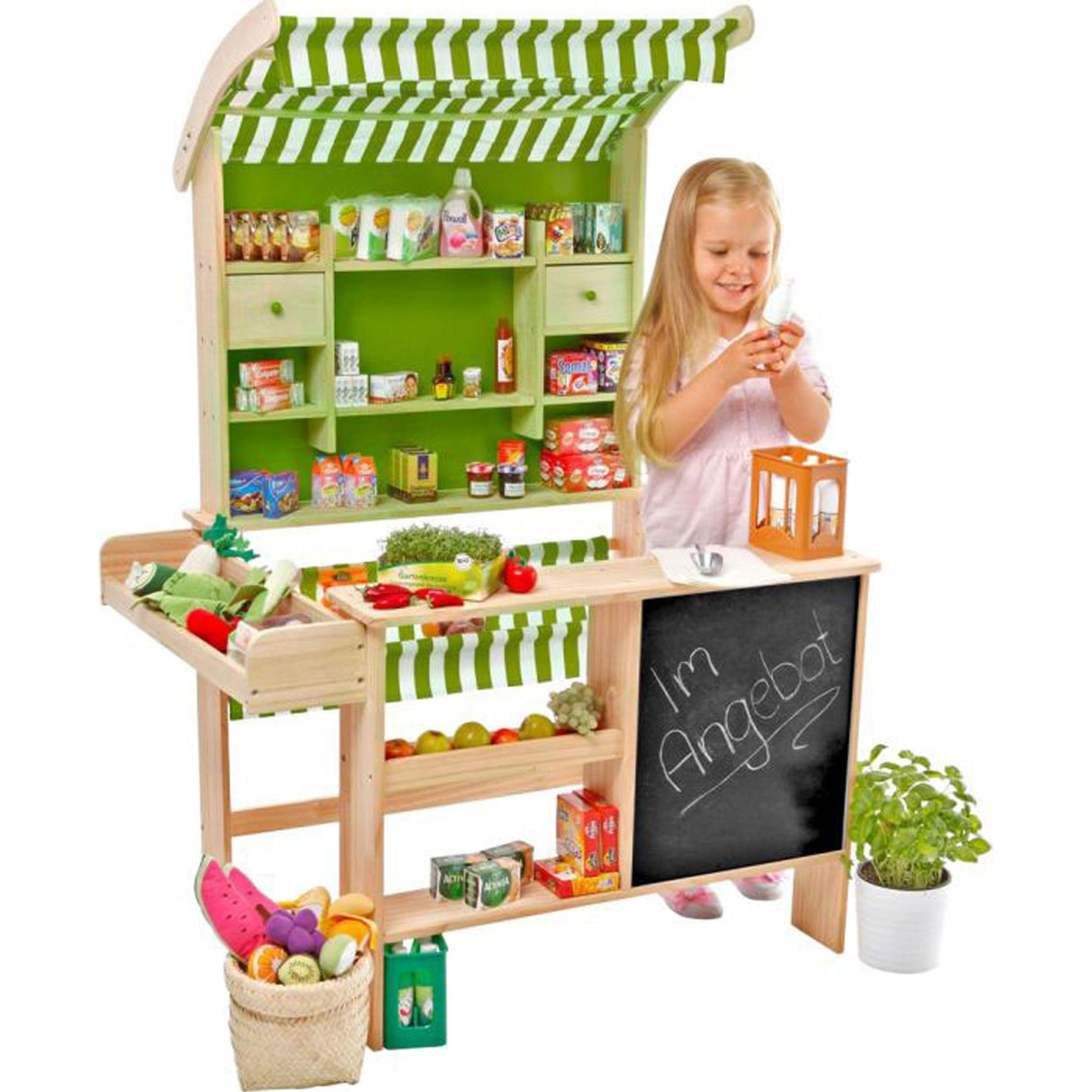 Tanner 0346.8 Cocina y comida Estuche de juego juego de rol - Juegos de rol (Cocina y comida, Estuche de juego, Niño, Niño/niña, Multicolor, Madera)