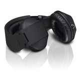 Reloop RHP-20 Knight - Auriculares Profesionales para DJ en diseño Giratorio Cerrado y Plegable, cómodo Acolchado de Espuma con Memoria con Superficie de Cuero proteínico de la Mejor Calidad