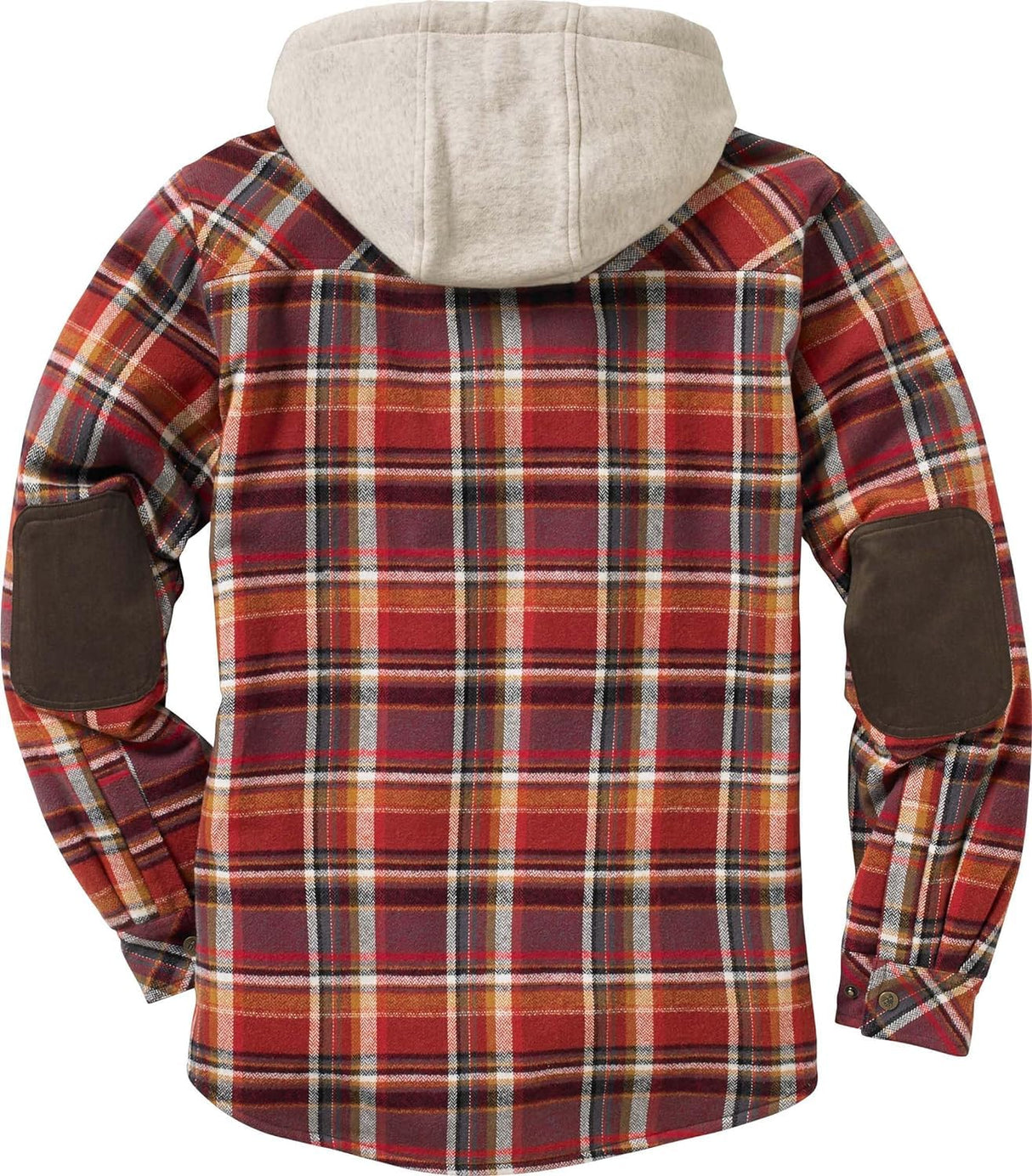 Legendary Whitetails Chaqueta de Franela con Capucha y Forro bereber para Hombre Camp Night