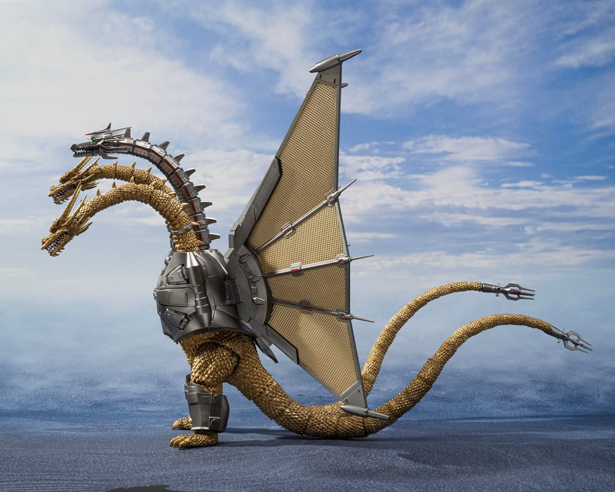 TAMASHII NATIONS Mecha Ghidorah Shinjuku Battle Set Fig 25 cm Godzilla vs King Ghidorah SH monsterarts