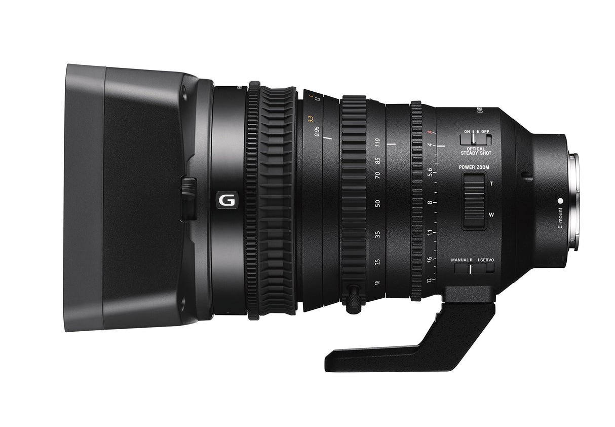 Sony SEL-P18110G G - Objetivo con Zoom (18-110 mm, F4, OSS, APS-C, Adecuado para A6000, A5100, A5000 y Nex Series, Montura E), Color Negro