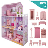 WOOMAX - Casa de muñecas de Madera (ColorBaby 85293)