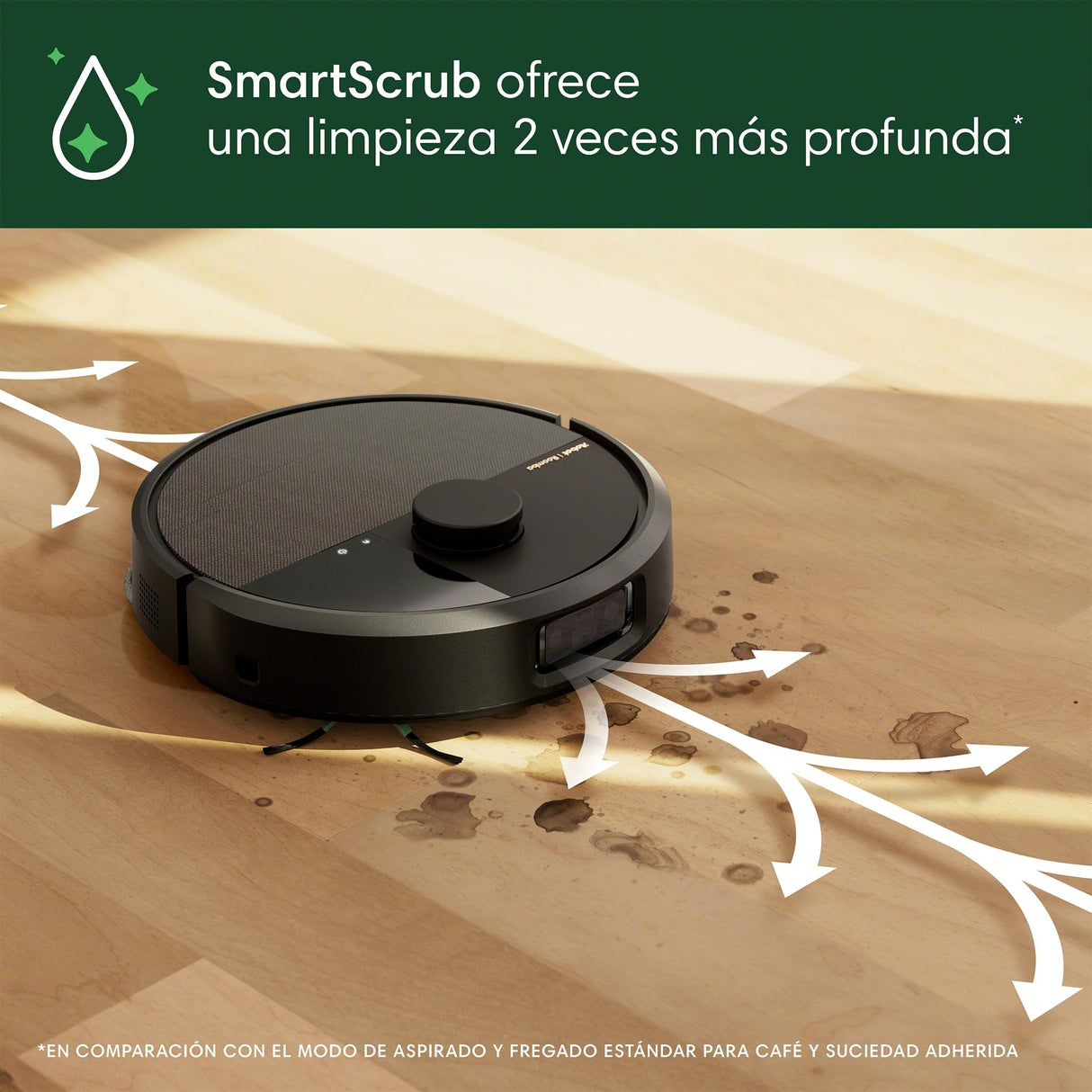 iRobot Roomba Plus 505 Combo with Multi-Function and Self-Cleaning AutoWash Base, DualClean Mops with PerfectEdge, PrecisionVision IA, Clearview Pro LiDAR, Hot Air Drying Mops, 75 Days Self-Empty_N
