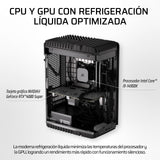 Corsair One i500 PC para Juegos – CPU Intel® Core™ i9 14900K con Refrigeración Líquida – GPU NVIDIA® RTX™ 4080 Super con Refrigeración Líquida – 32GB Memoria DDR5 – 2TB SSD M.2 – Madera Oscura