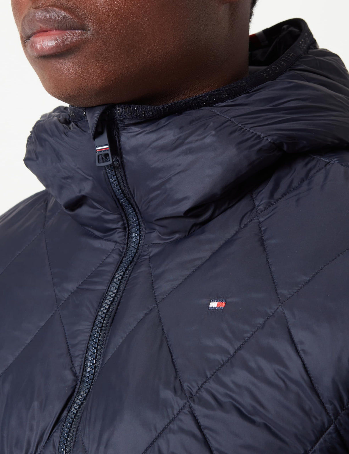 Tommy Hilfiger Cazadora Acolchada Hombre Chaqueta de Entretiempo, Azul (Desert Sky), M