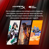 HyperX Pulsefire Haste 2 S - Ratón Gaming inalámbrico, Carcasa de magnesio, Ultra-Ligero 64g, batería 120h, Glass Skates, Sensor 26K, Color Azul