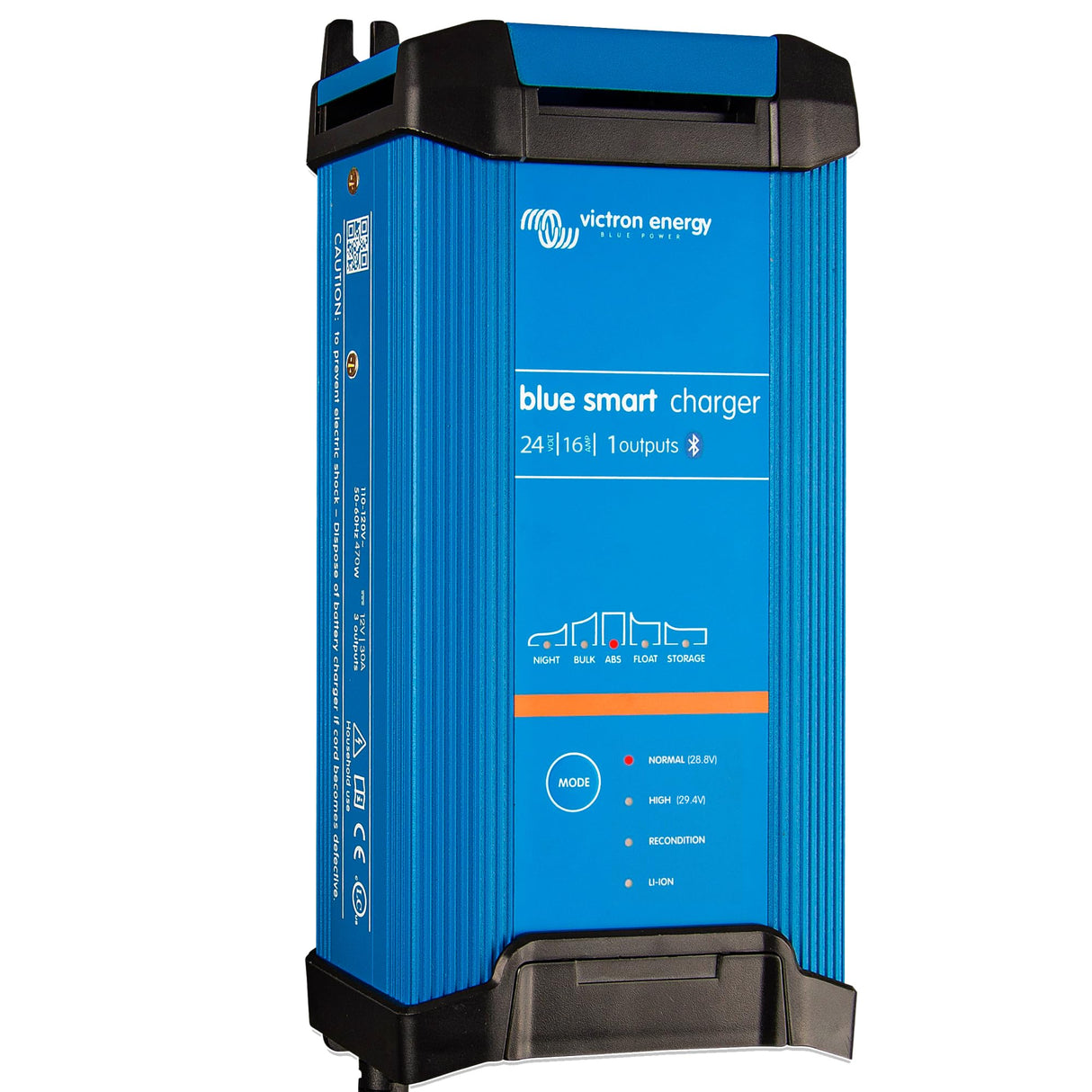 Victron Energy Blue Smart IP22 24-Voltios 16 amperios 230V, Cargador de Batería de Salida Única CEE 7/7, Bluetooth