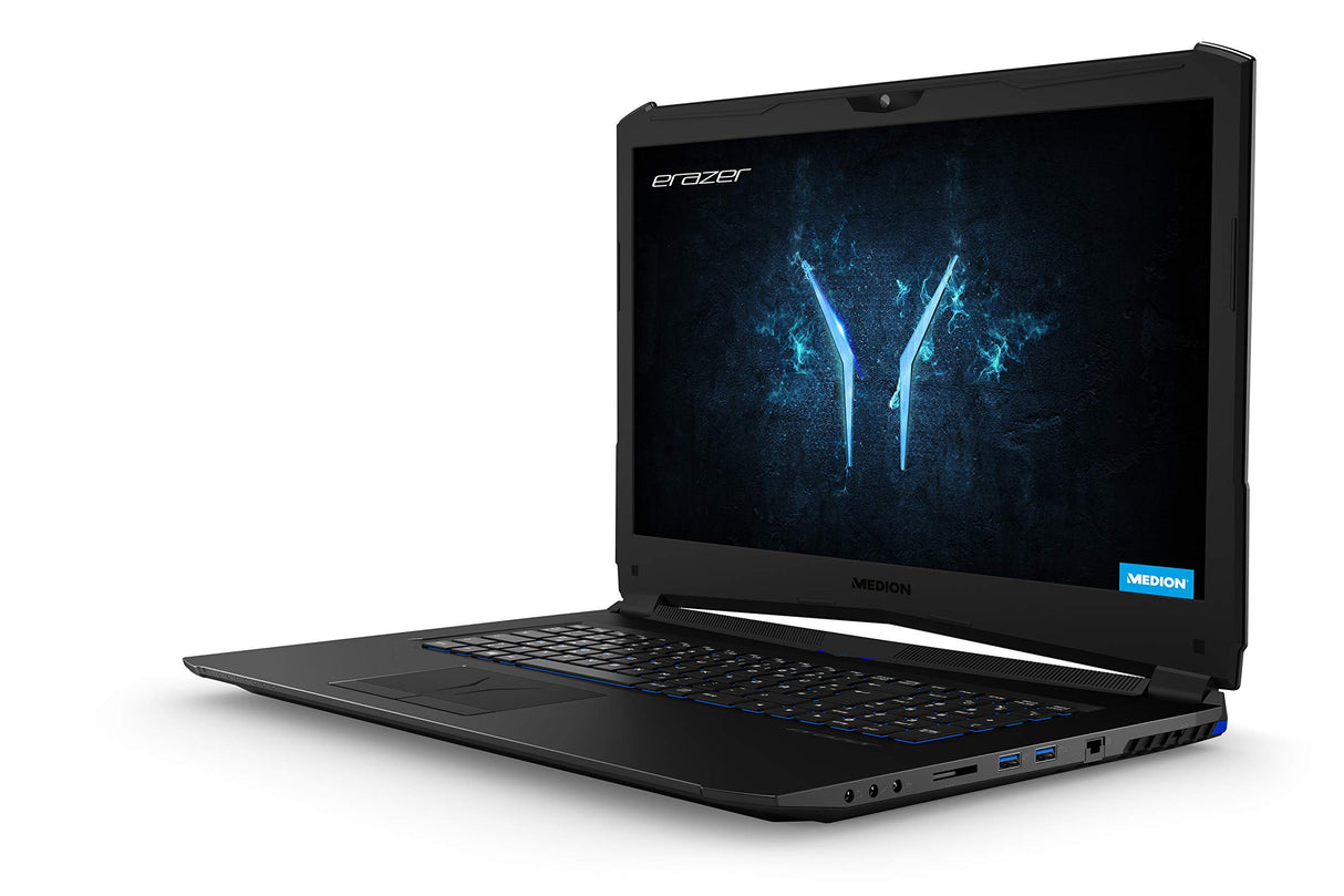 MEDION ERAZER X7861 - MD 61177 - Ordenador portátil gaming de 17.3" (Intel Core i7-8750H, 16 GB RAM, 1 TB HDD, 256 GB SSD, Nvidia GeForce GTX 1070, Windows 10) negro - Teclado QWERTY Español