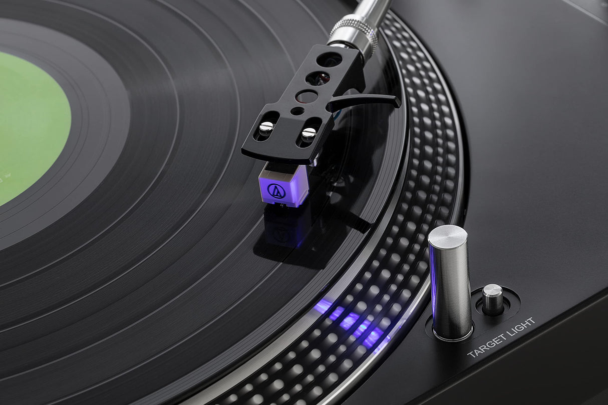 Dual DTJ 301.1 USB - Tocadiscos para DJ (33/45 U/min, control de velocidad, sistema fonocaptor magnético, iluminación de agujas, cable USB), color negro [Importado de Alemania]