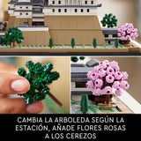 LEGO 21060 Architecture Castillo de Himeji, Set de Construcción de Maquetas para Adultos, Regalo para Aficionados a la Jardinería Creativa y a la Cultura Japonesa, Incluye Cerezos en Flor Construibles