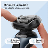 Braun Series 6 Afeitadora Eléctrica Hombre, Máquina de Afeitar Barba con Recortadora De Precisión EasyClick, SensoFlex, Uso En Seco y en Mojado, Recargable, Inalámbrica, 61-N1200s, Gris