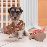 relaxdays Barrera de Seguridad para Perros, Ajustable, 3 Paneles, Reja Protectora Mascotas, 91,5x154 cm, MDF, Blanco, Tablero de Fibras, 3