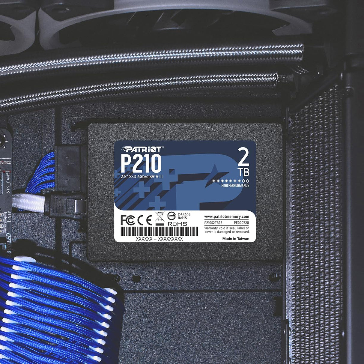 Patriot P210 SSD 2TB SATA III Disco Sólido Interno 2.5" - P210S2TB25