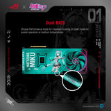 ASUS ROG Astral GeForce RTX 5080 16GB GDDR7 OC Hatsune Miku Edition Edition – Tarjeta gráfica Gaming (PCIe 5.0, HDMI, Display 2.1, 3.8 Slot, 4 Ventiladores axiales, Almohadilla térmica GPU)