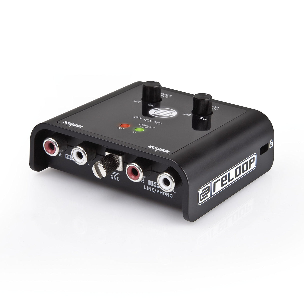 Reloop iPhono 2 - Interfaz de grabación de línea/fono USB, sistema Plug'n'Play: no se necesitan drivers adicionales, convertidor A/D de 16 bits