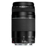 Canon 75-300 mm f/4-5.6 III - Objetivo para Canon (zoom óptico 4x,diámetro: 58mm), color negro [Versión importada]