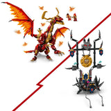 Lego Ninjago Dragón Fuente del Movimiento de Juguete, Juego Ninja de Aventuras y Lucha con 6 Minifiguras Inc. Kai y Espada Catana, Regalo de Cumpleaños para Niños y Niñas de 12 Años o Más 71822