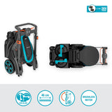 GARDENA Cortacésped de Alto Rendimiento PowerMax Duo 46/36V de Doble Cuchilla con batería P4A
