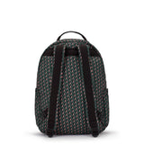 Kipling Seoul, Mochila con Protección Para Portátil 15", Impermeable, 44 cm, 27 L, 0.65 kg, Negro (3d K Pink)