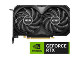 MSI Gaming GeForce RTX 4060 Ti 8GB GDRR6 128-Bit HDMI/DP Nvlink TORX Fan 4.0 Ada Lovelace Architecture Tarjeta gráfica (RTX 4060 Ti Ventus 2X Negro 8G OC)