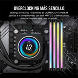 CORSAIR Dominator Titanium RGB DDR5 RAM 64GB (2x32GB) DDR5 hasta 6400MHz CL32 Intel XMP 3.0 Memoria de Ordenador de Sobremesa – Blanco (CMP64GX5M2B6400C32W)