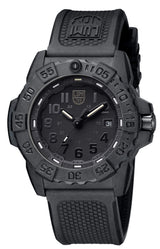 Luminox Navy Seal Series Reloj para Hombre Analógico de Cuarzo con Brazalete de Silicona XS.3501.BO.F