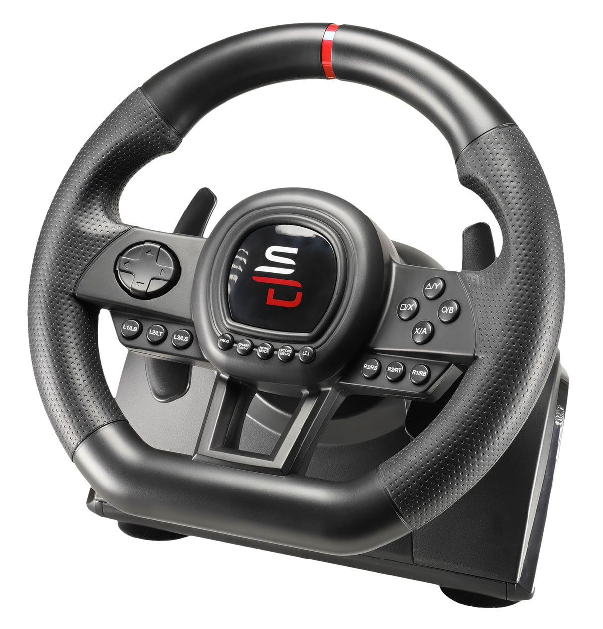 Superdrive - Volante de carreras SV650 con pedales, cambio y vibración - Xbox serie X/S, Switch, PS4, Xbox One, PC, PS3 (programable para todos los juegos)