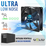 Atlantis A03-OP1002XLN Online 88% Quieter Server UPS Double Conversion Pure Sine Wave 1000VA 700W, Low Noise Fan Gelid 23,6 dBA, USB,2 Schuko + 1 IEC, 2x12V-9Ah