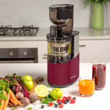 Bio Chef Atlas Whole Slow Juicer Pro – Extractor de zumos, 350W, 40 RPM, Licuadora Prensado en Frío. Garantía de por Vida en el Motor. (Plata)