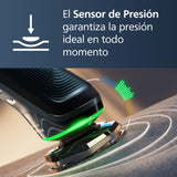 Philips Serie 9000 Afeitadora Eléctrica Hombre, Máquina de Afeitar Barba con Recortadora, 72 cuchillas, 60min de uso, En Seco y Húmedo, Recargable, Centro de Limpieza, Base Carga, S9974/55, Cromo