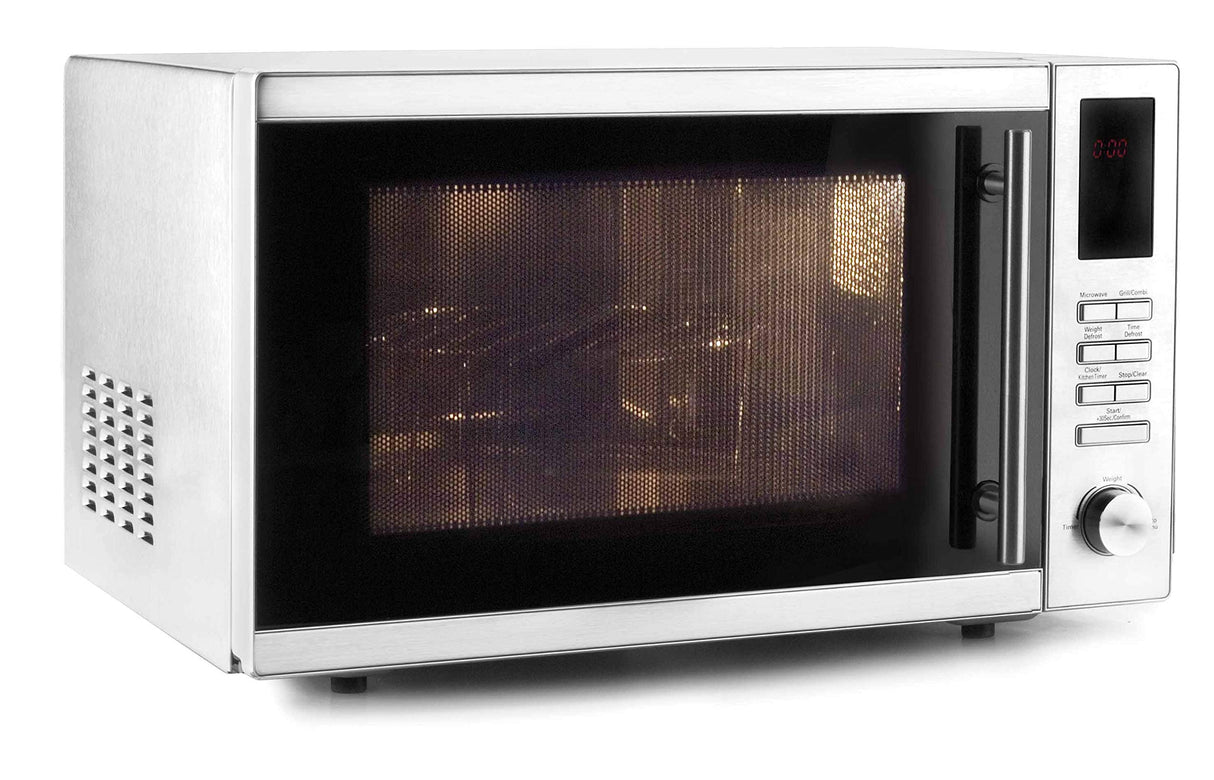 LACOR 69324 - Horno microondas con Plato Giratorio + Grill, 25 L, 900 W
