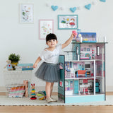 Teamson Kids LOL Estilo Barcelona Dolls House Casa de muñecas, Color Azul (TD-13111D)