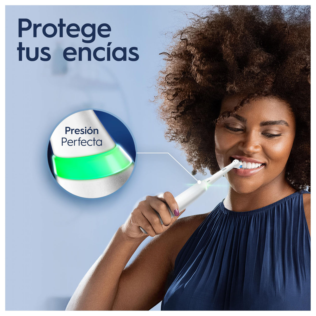 Oral-B iO 4N Cepillo de Dientes Eléctrico con 1 Cabezal y 1 Estuche de Viaje, Diseñado por Braun, Regalos Orginales - Blanco