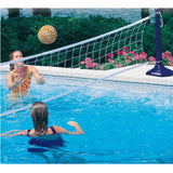 Kerlis 08231-Juego de Voleibol para Piscina, Red Extensible hasta 7 m, Patas lastradas, Color Azul, x 7 m (0)