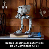 LEGO Star Wars 75417 Caminante AT-ST - Kit de Maquetas para Adultos - Figura Articulada de la Colección UCS con Minifigura y Placa Informativa - Regalo para Hombres y Mujeres Fans